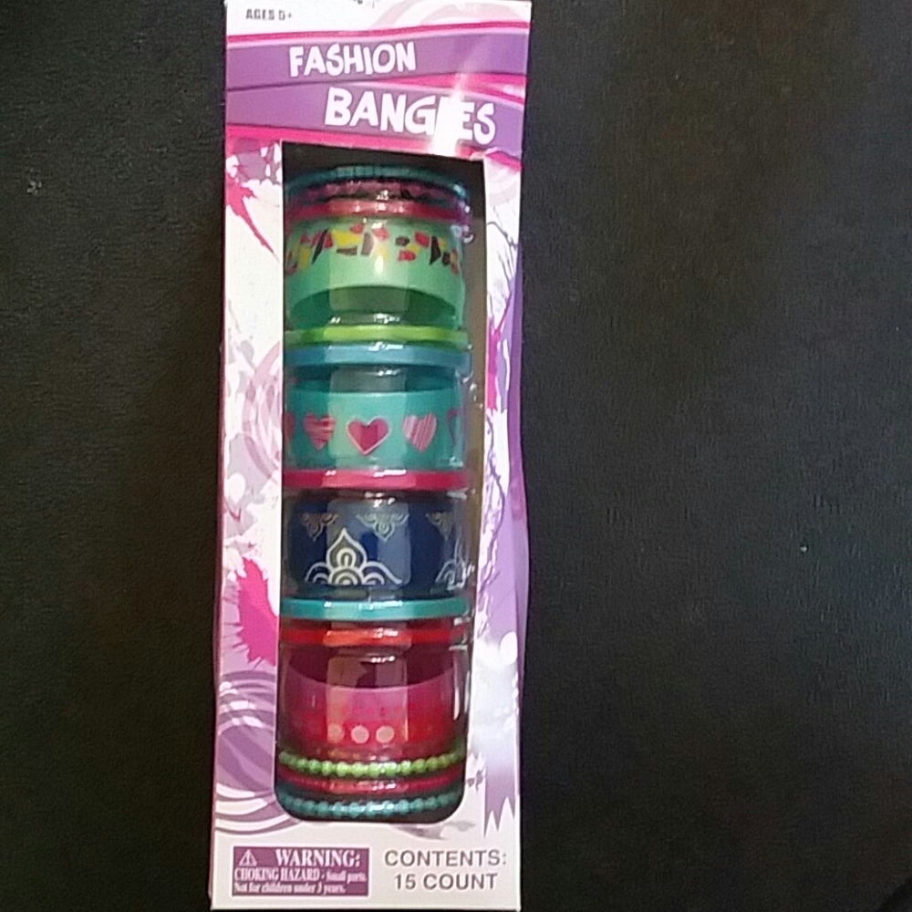 Kids fashion bangle brecelets  15 total